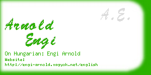 arnold engi business card